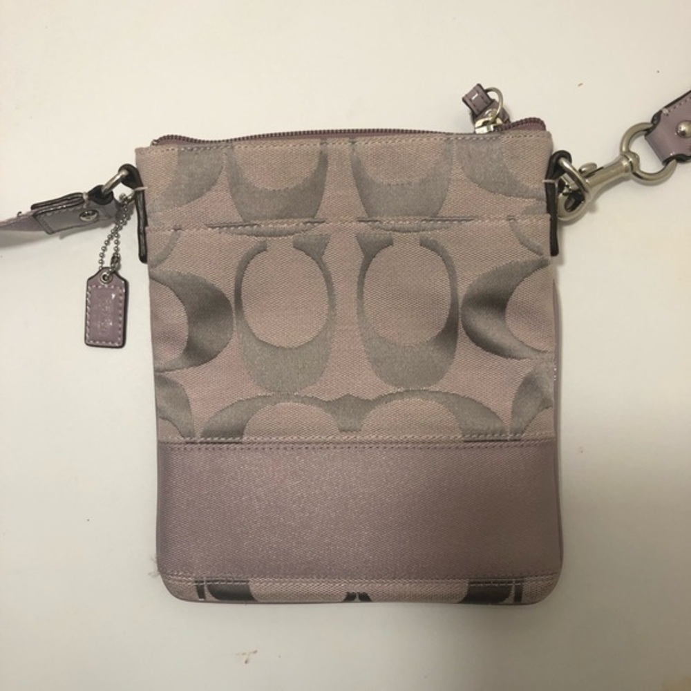 Coach purple lavender swingpack crossbody bag - Picture 12 of 13
